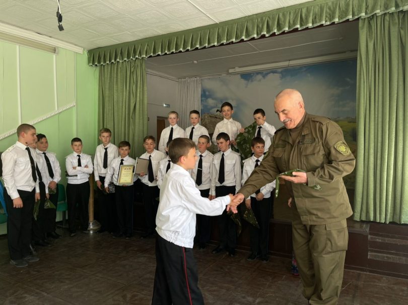В школе №41 города Ставрополя прошел конкурс «Казачья слава»