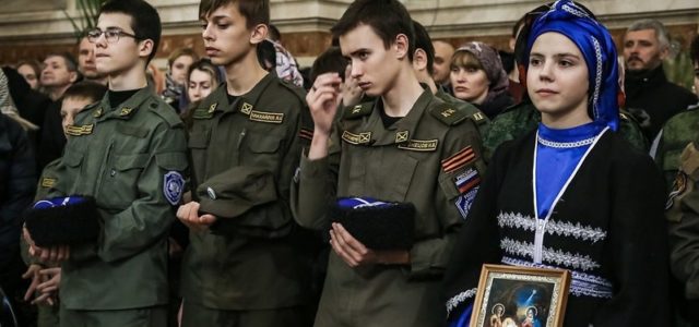 Казаки Ставропольского округа встретили Рождество Христово на Божественной литургии